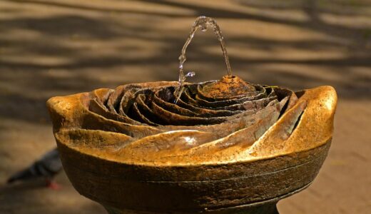fountain, water jet, gargoyles, pool of water, water, water fountain, water feature, nature, flow, crystal clear, run down, wet, residence fountain, artwork