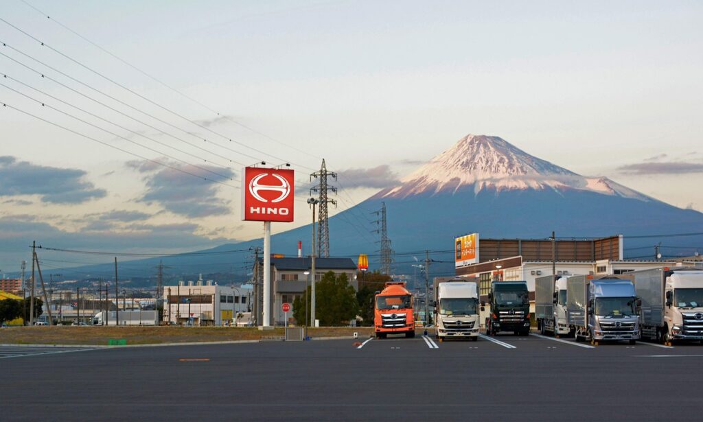 trucks, mount fuji, japan, mount fuji, mount fuji, mount fuji, mount fuji, mount fuji, japan