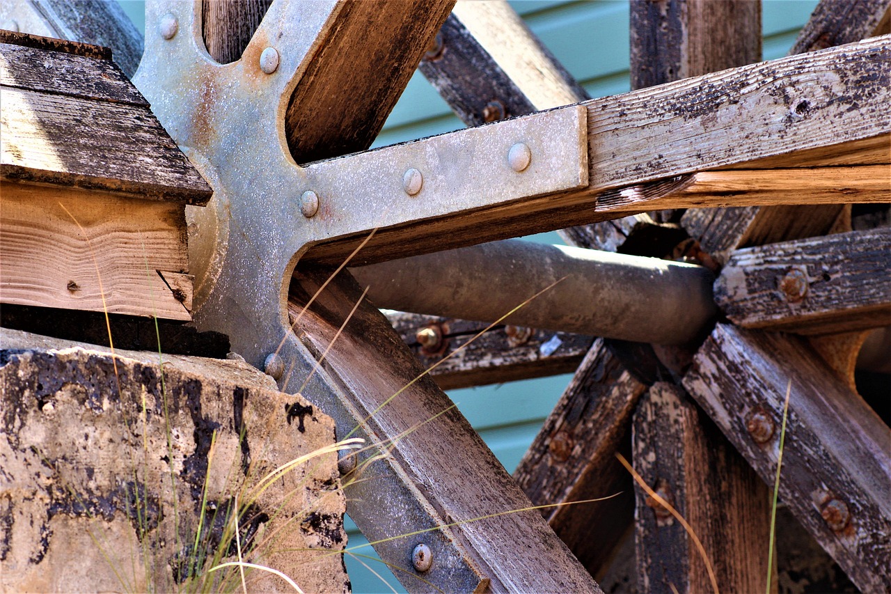 water mill, rusty, old, water, metal, historically, rust, wheel, building, nature, wood, mill, nostalgia