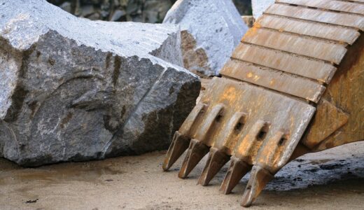 excavator stone quarry, stones, industry, mining, machine, work, degradation, natural stone, material, vehicle
