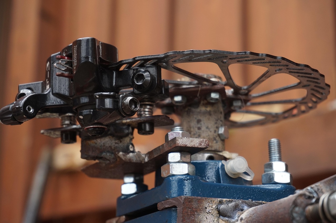 technology, craft, machine, metal, hobby, brake, bicycle brake, diy, axis