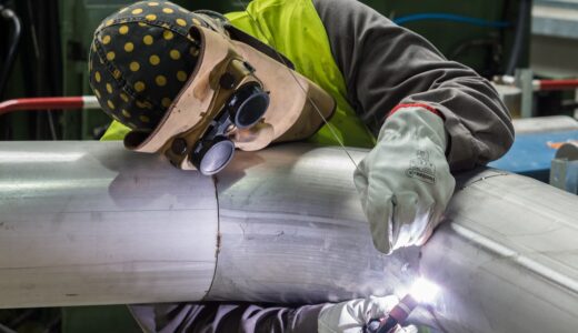 welder, factory, pipes, stainless steel, telescope, glove, security, job, work, worker, welder, welder, welder, welder, welder, stainless steel