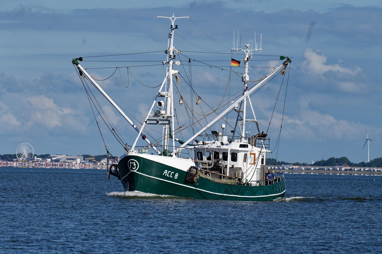 cutter, north sea, dornumersiel, sea, nature, ship, boat, crab cutter, fishing cutter, fisherman, germany