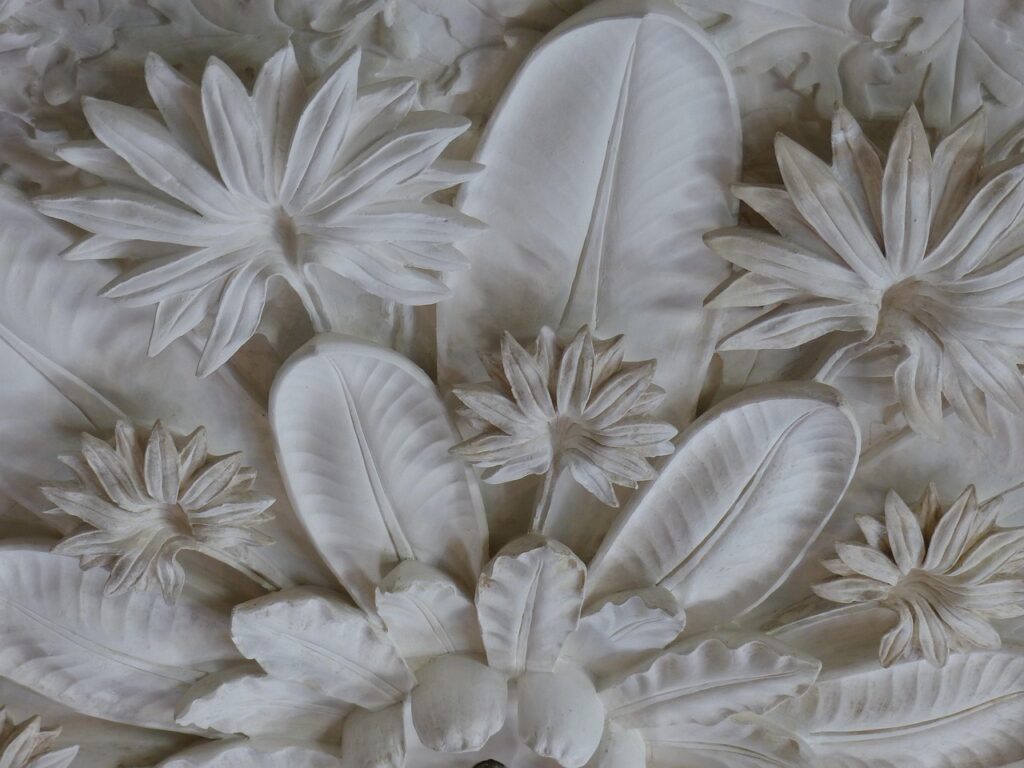 ornament, molding, decoration, nature, ceiling, plants