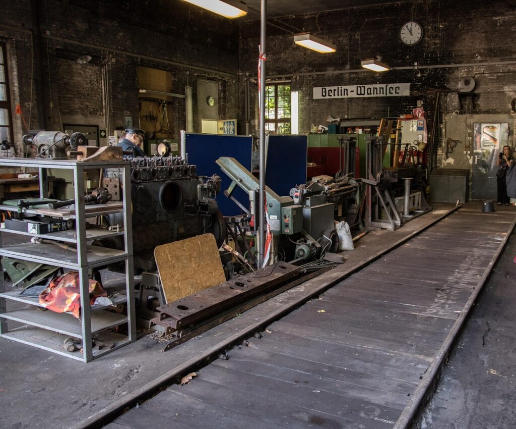 workshop, railroad, transport, traffic, repairs, machine, iron, metal, tracks, workshop, workshop, workshop, workshop, workshop