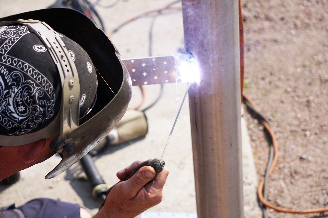 welder, weld, worker, job, stainless, outside, metal arch, welder, welder, welder, welder, welder, job