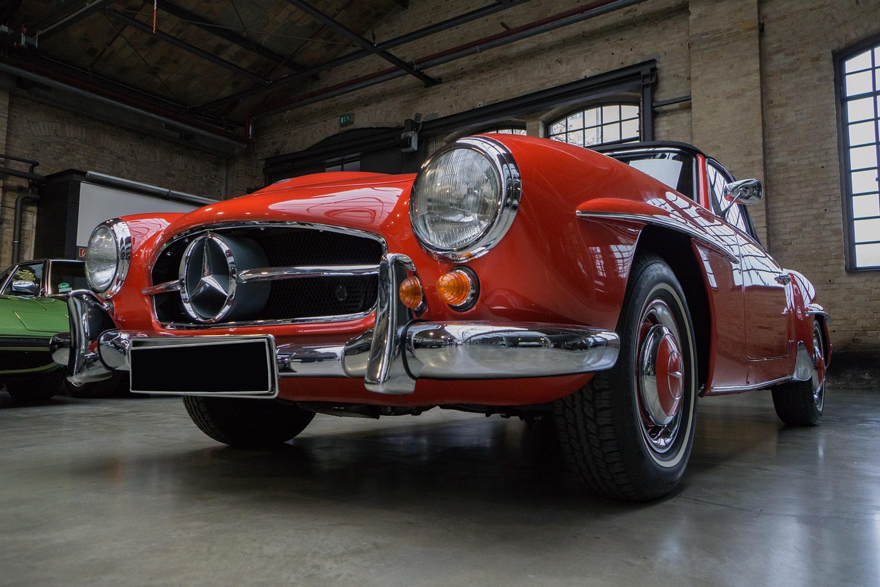 mercedes benz 190 sl, automobile, 190sl, beautiful, athletic, historical, luxury, daimler benz, classic, elegant, 190 sl, vintage car automobile, antique car, restored
