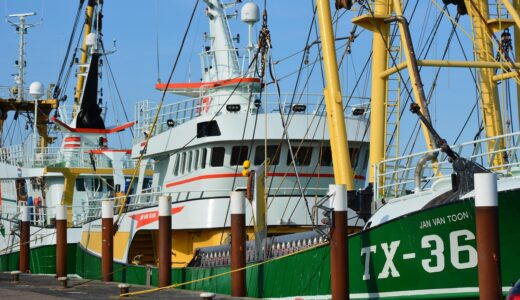 fishing cutter, port, ship, crab cutter