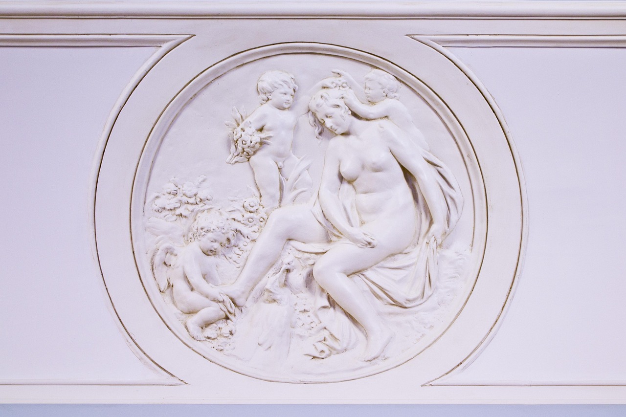 the ceiling, decor, paneling, detail, architecture, murcia, casino, molding