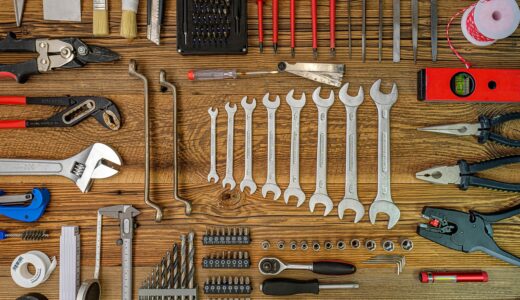 tool, workshop, equipment, screwdriver, open-ended wrench, pliers, ratchet, paint brush, spatula, spirit level, caliper, saw, please, craft, workshop, workshop, workshop, workshop, workshop