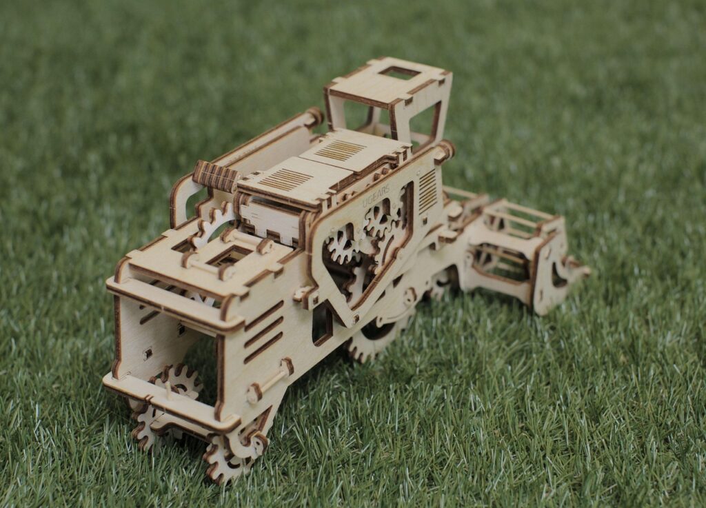 toys, gifts, games, unique gifts, educational puzzle games, unique puzzle, 3d mechanical puzzles, mechanical puzzle, mechanical models, 3d puzzle, combine harvester, green education, green model, green gaming, green game, green games, green puzzle, green gift